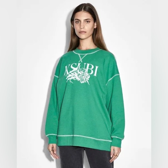 Ksubi Green Nature Oh G Sweatshirt - Picture 1 of 8